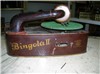 Fonografo a carica BINGOLA II° Marrone tipo legno